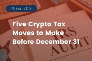 Crypto tax moves